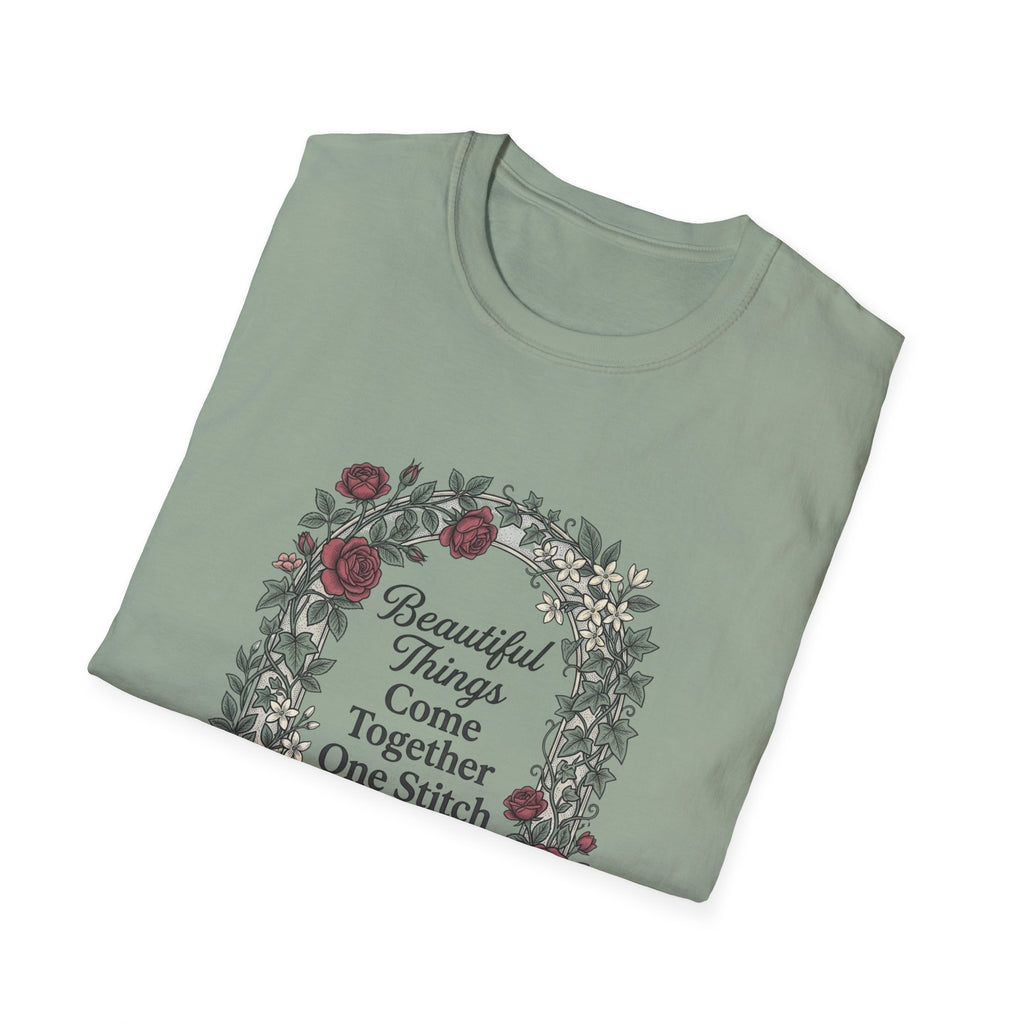 Beautiful Things Come Together One Stich at a Time T-Shirt