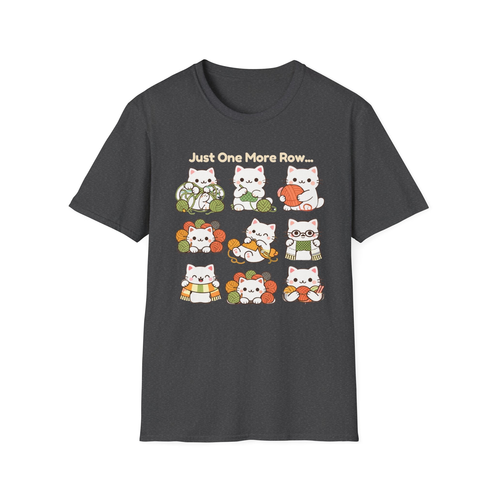 Crocheting Cats Dark T-Shirt