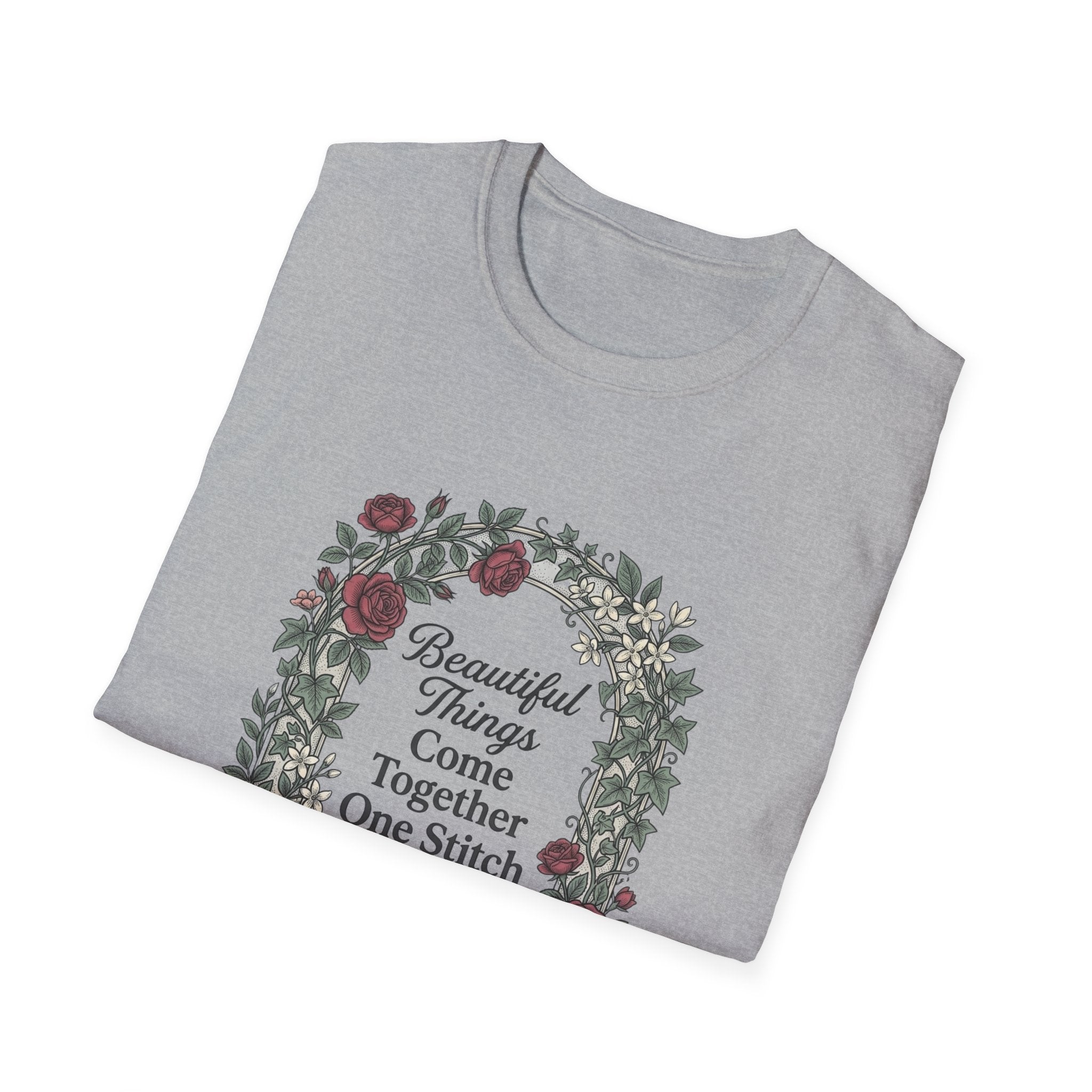 Beautiful Things Come Together One Stich at a Time T-Shirt
