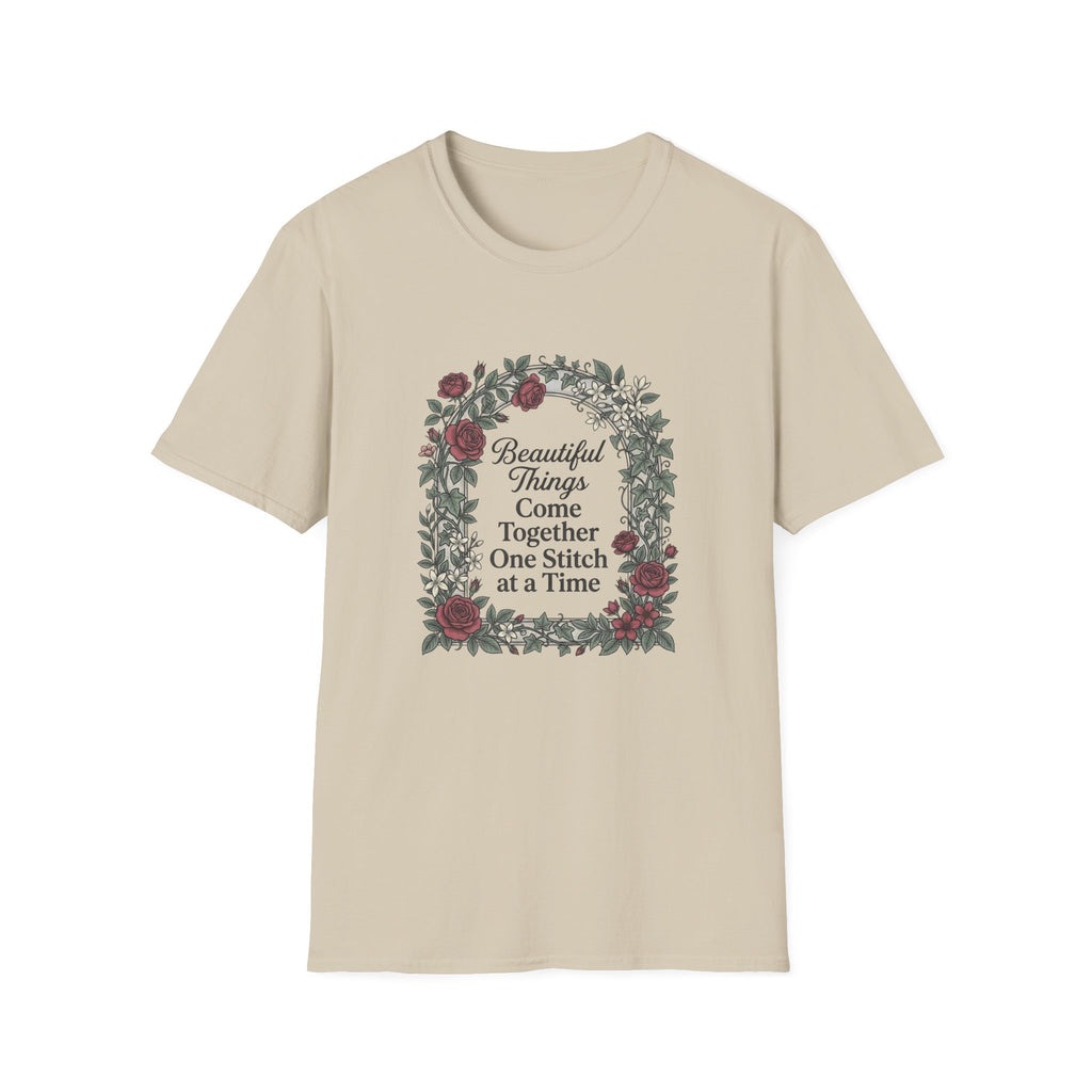 Beautiful Things Come Together One Stich at a Time T-Shirt