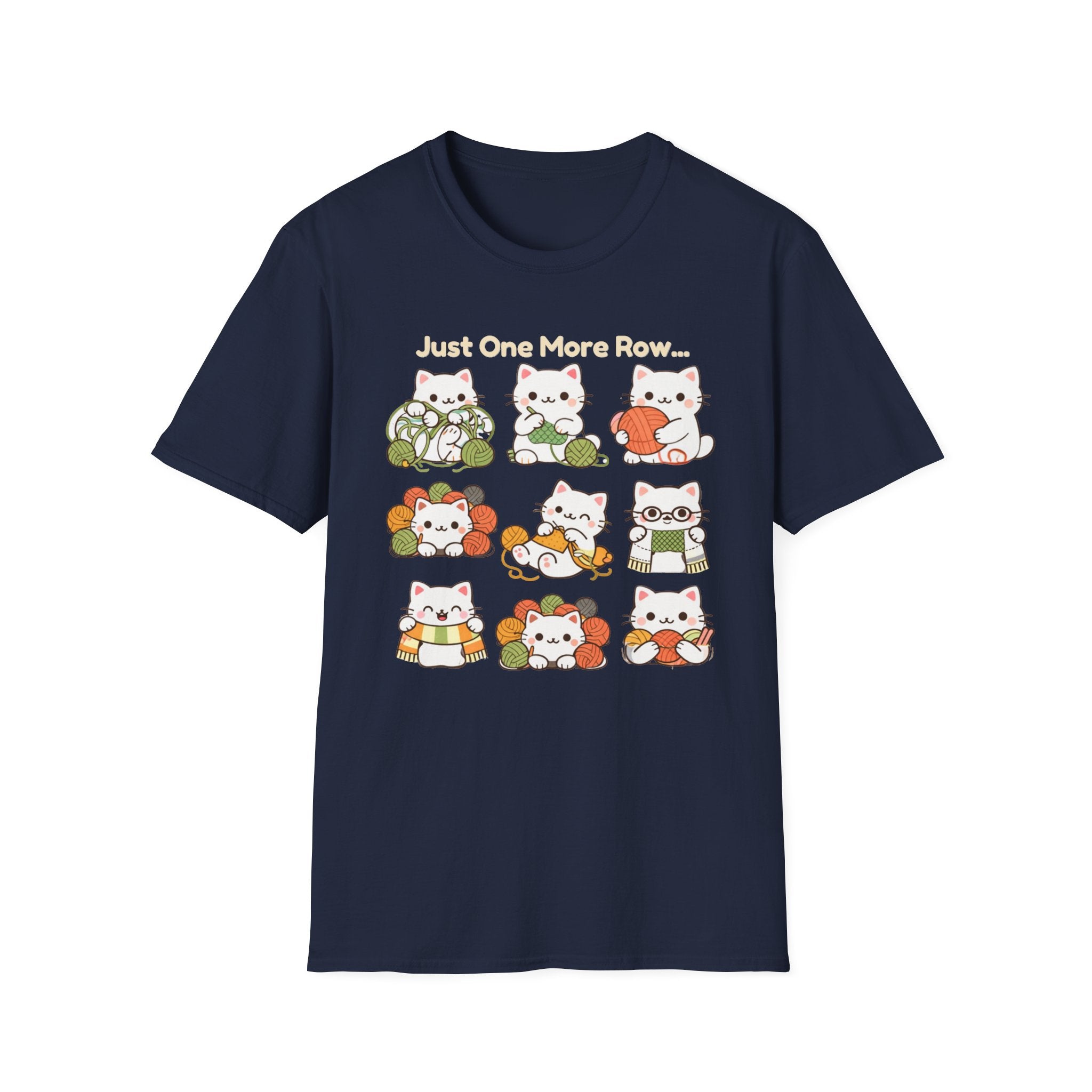 Crocheting Cats Dark T-Shirt