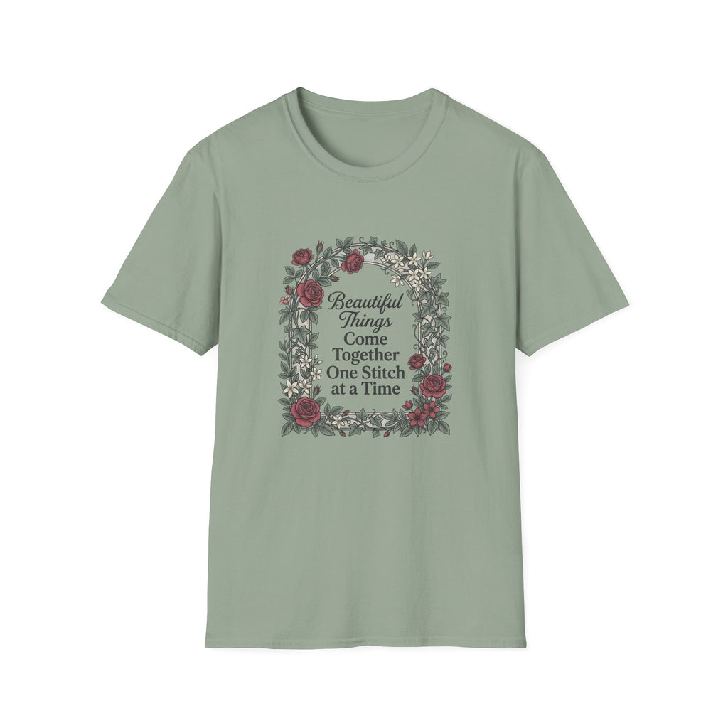 Beautiful Things Come Together One Stich at a Time T-Shirt