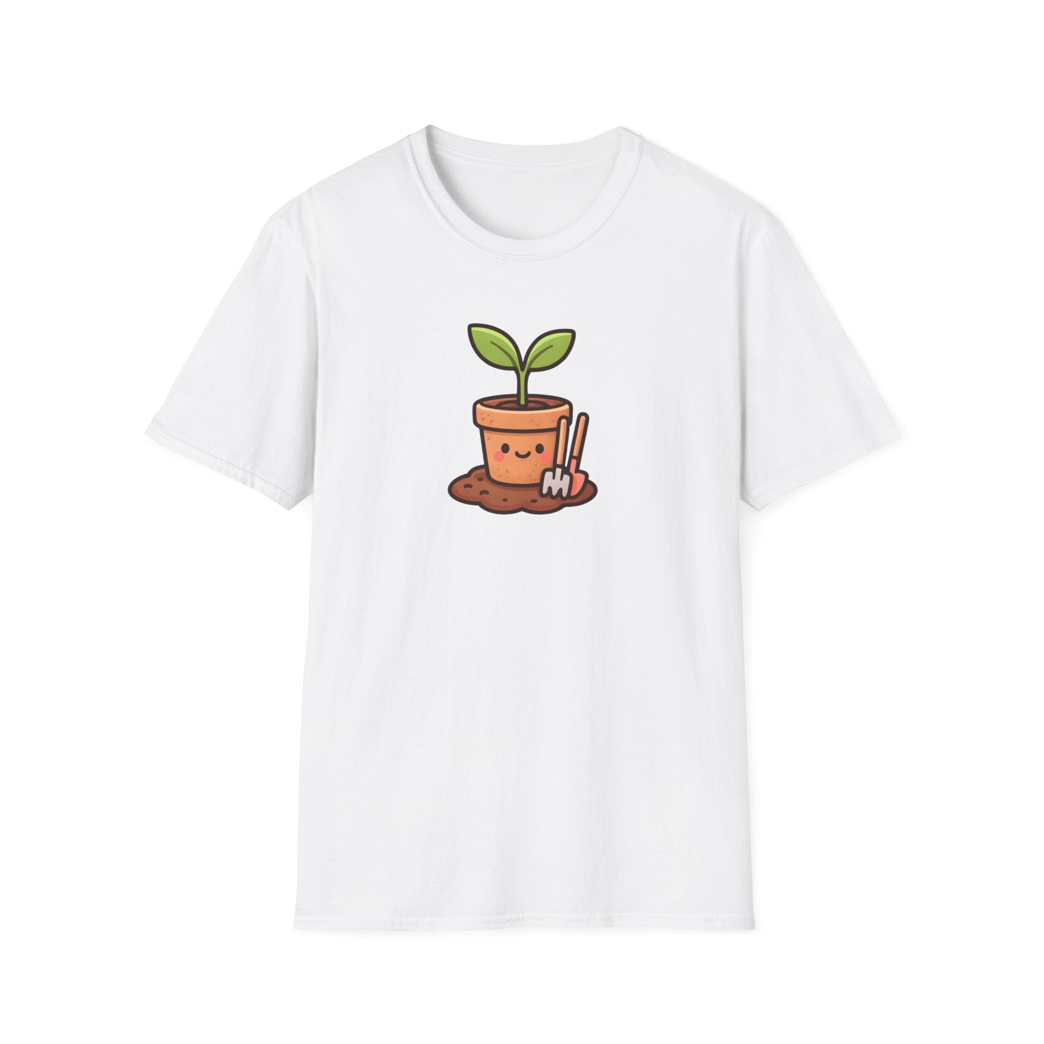 Smiling Plant in Pot T-Shirt
