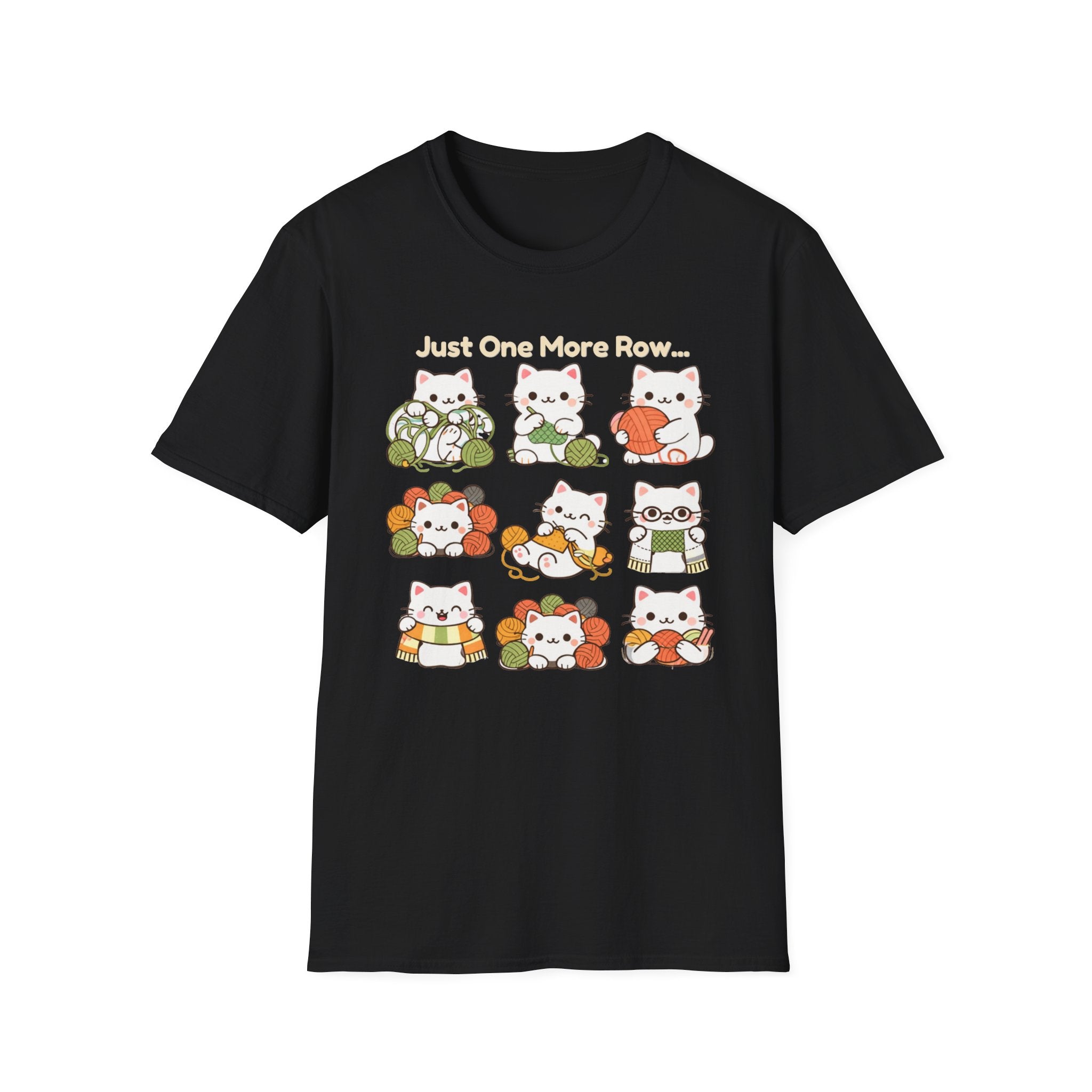 Crocheting Cats Dark T-Shirt